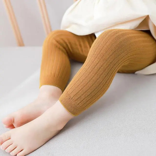Ribbed baby leggings