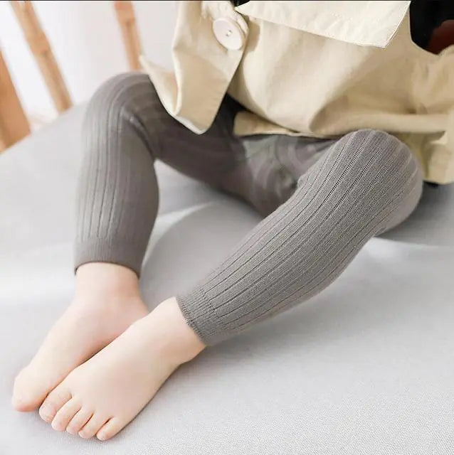 Ribbed baby leggings