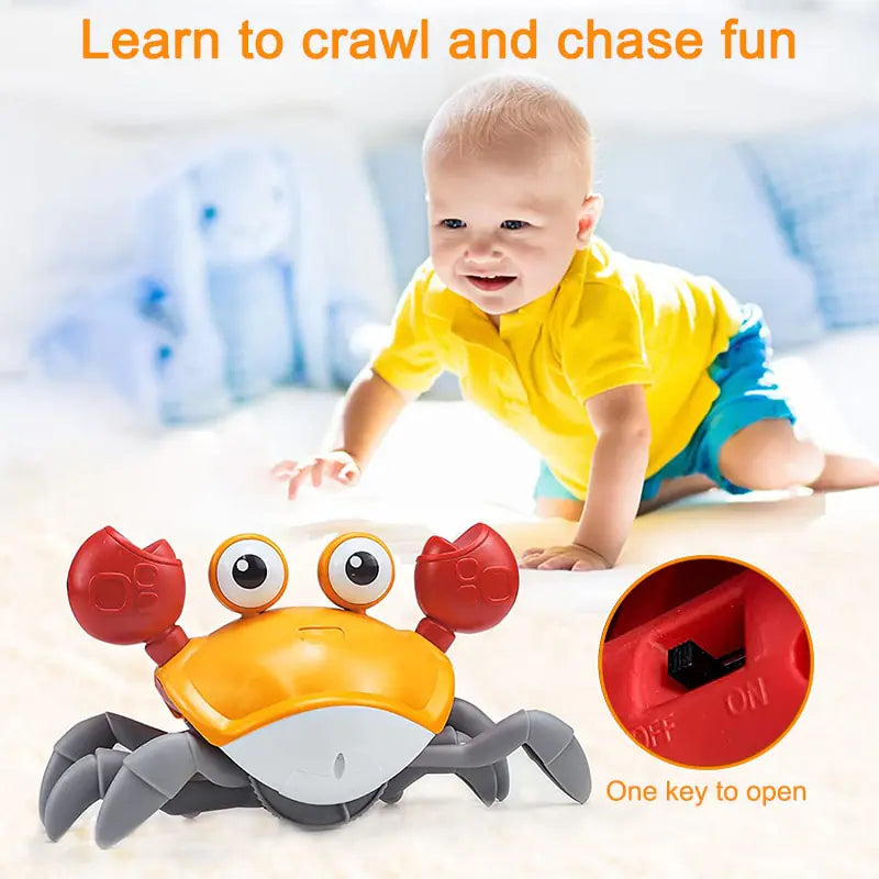 Crawling interactive Crab