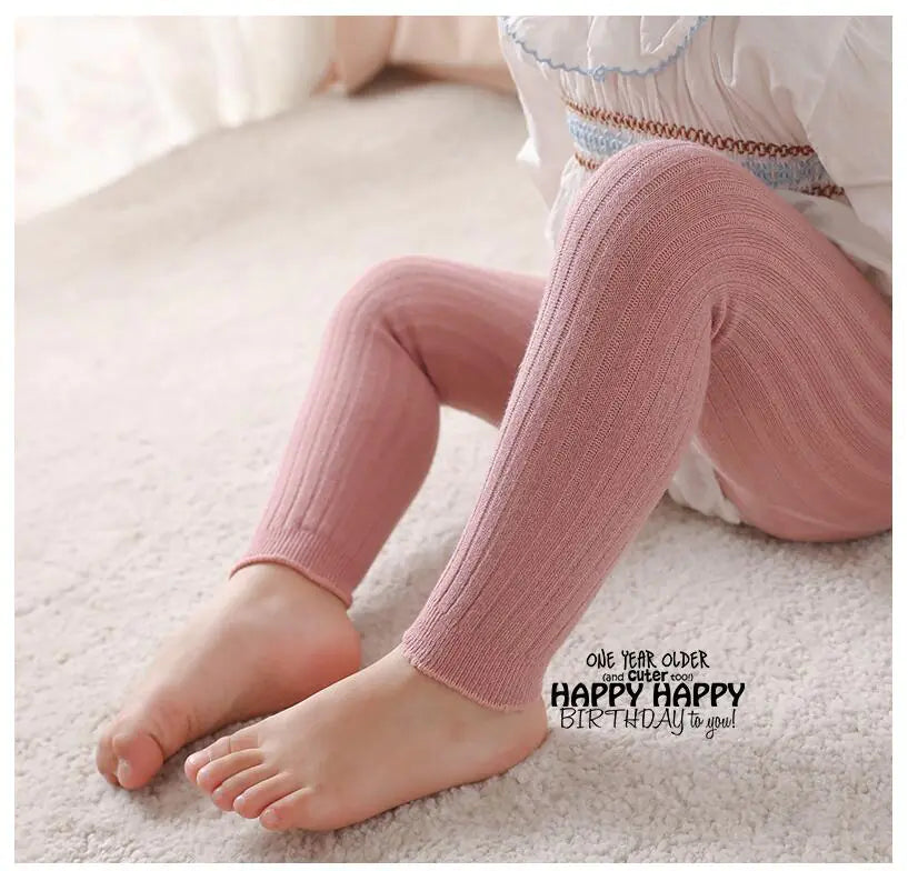 Ribbed baby leggings