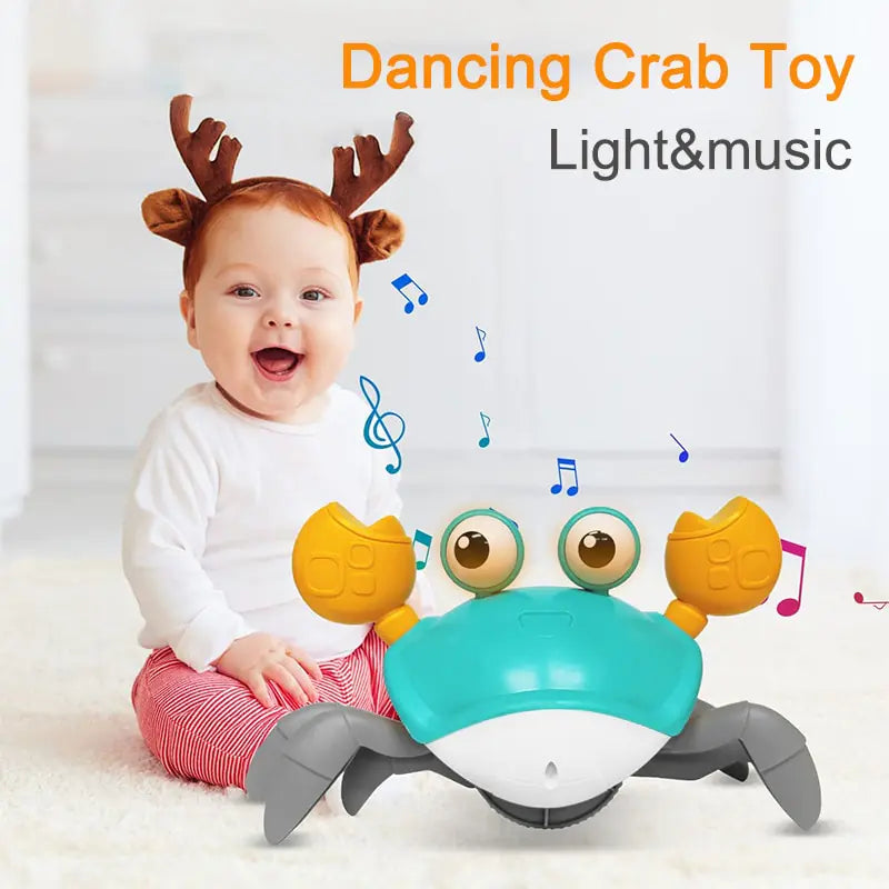 Crawling interactive Crab