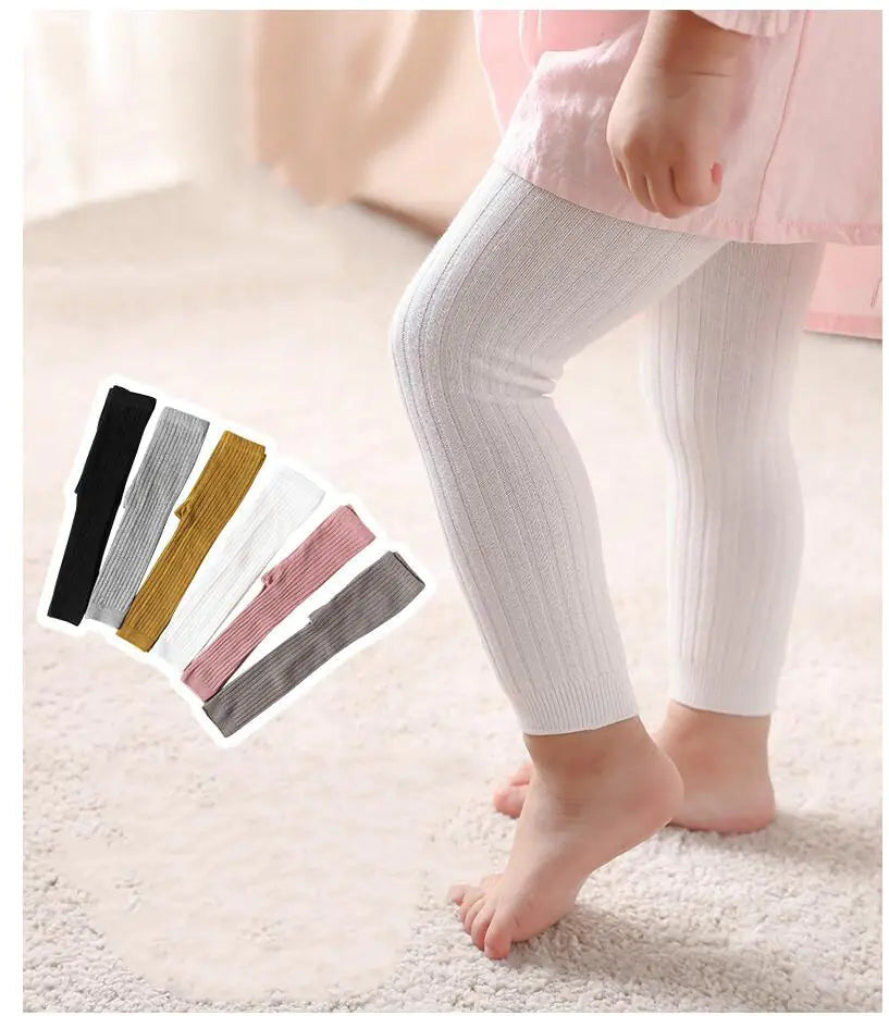 Ribbed baby leggings
