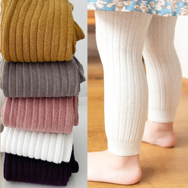 Ribbed baby leggings