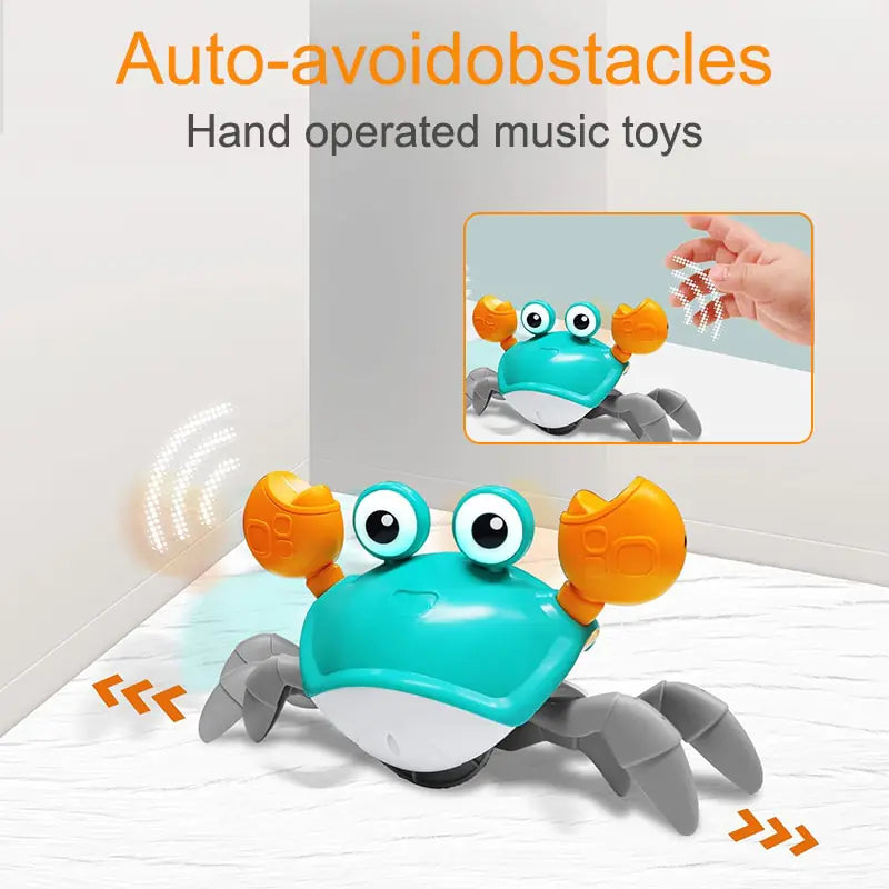 Crawling interactive Crab